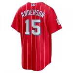 Brian Anderson Miami Marlins Nike City Connect Replica Player Jersey – Red