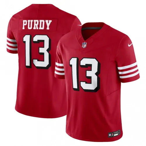 Brock Purdy San Francisco 49ers Nike Vapor FUSE Limited Jersey - Scarlet