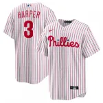 Maglia Nike replica da casa con nome del giocatore Bryce Harper dei Philadelphia Phillies - Bianca Bryce Harper Philadelphia Phillies Nike Home Replica Player Name Jersey – White