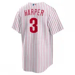 Bryce Harper Philadelphia Phillies Nike Home Replica Player Name Jersey – White