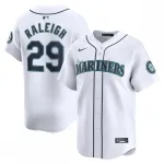 Cal Raleigh Seattle Mariners Nike Home Maglia Giocatore Limitata - Bianco Cal Raleigh Seattle Mariners Nike Home Limited Player Jersey - White