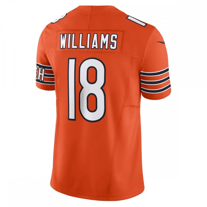 Caleb Williams Chicago Bears Nike Vapor F.U.S.E. Limited Jersey – Orange