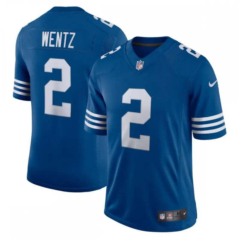 Carson Wentz Indianapolis Colts Nike Alternate Vapor Limited Jersey – Royal