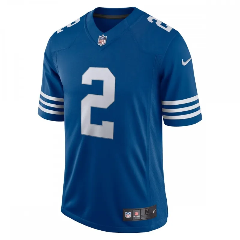 Carson Wentz Indianapolis Colts Nike Alternate Vapor Limited Jersey – Royal