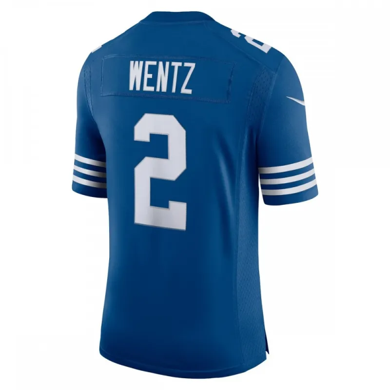 Carson Wentz Indianapolis Colts Nike Alternate Vapor Limited Jersey – Royal