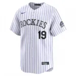 Camiseta de jugador Nike de Charlie Blackmon (Colorado Rockies), edición limitada para partidos en casa – Blanca