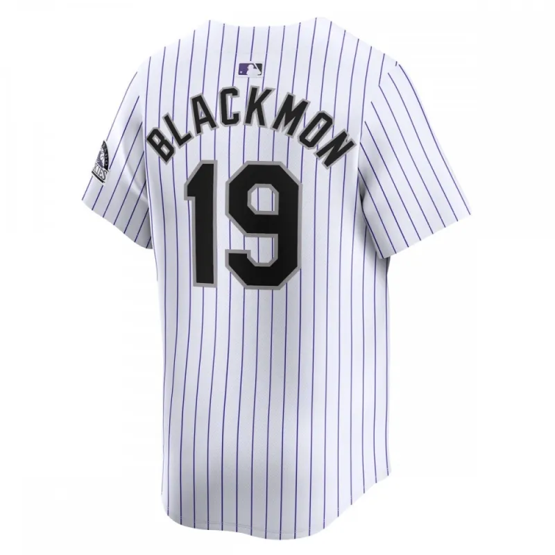 Camiseta de jugador Nike de Charlie Blackmon (Colorado Rockies), edición limitada para partidos en casa – Blanca