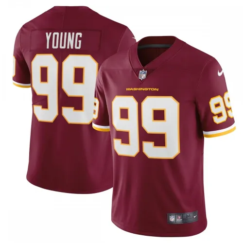 Camisa Nike Vapor Limited do Washington Football Team de Chase Young - Bordô