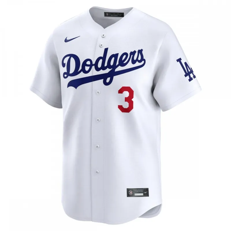 Chris Taylor Los Angeles Dodgers Nike Home Limited Player Jersey - Branco