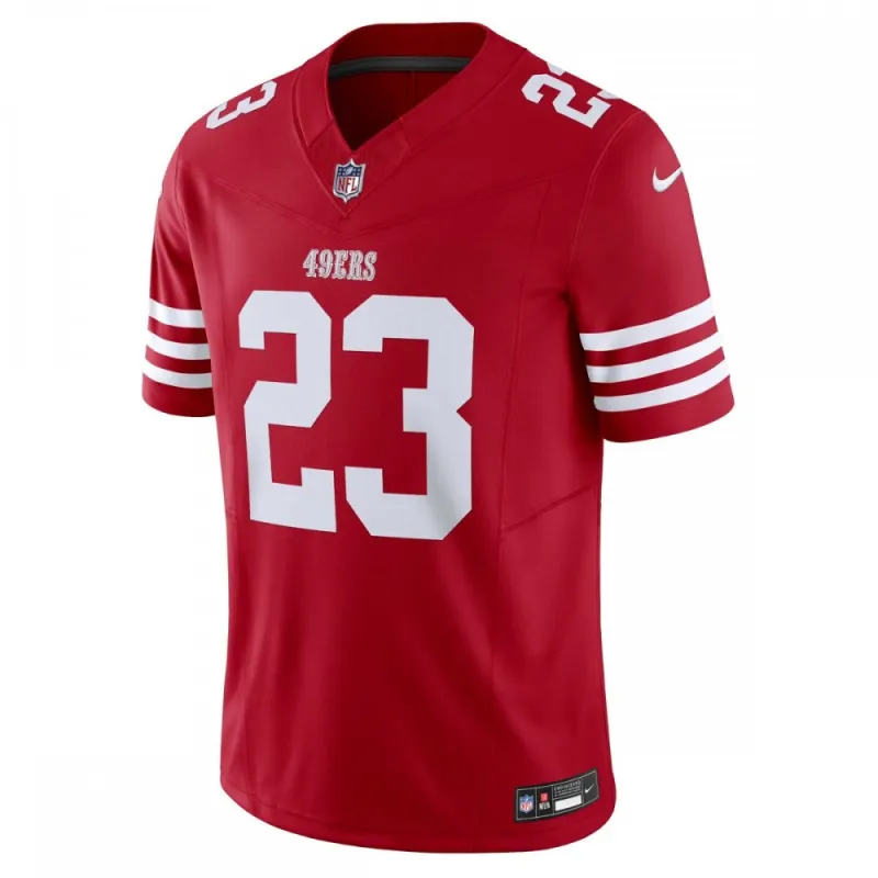 Christian McCaffrey San Francisco 49ers Nike Vapor F.U.S.E. Limited Jersey – Scarlet