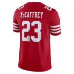 Christian McCaffrey San Francisco 49ers Nike Vapor F.U.S.E. Limited Jersey – Scarlet