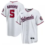 CJ Abrams Washington Nationals Nike Home Replica Jersey – White