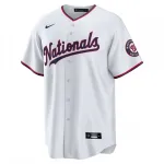CJ Abrams Washington Nationals Nike Home Replica Jersey – White