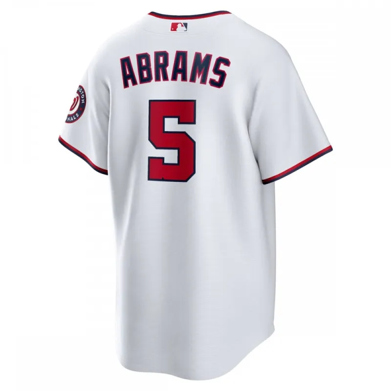 CJ Abrams Washington Nationals Nike Home Replica Jersey – White