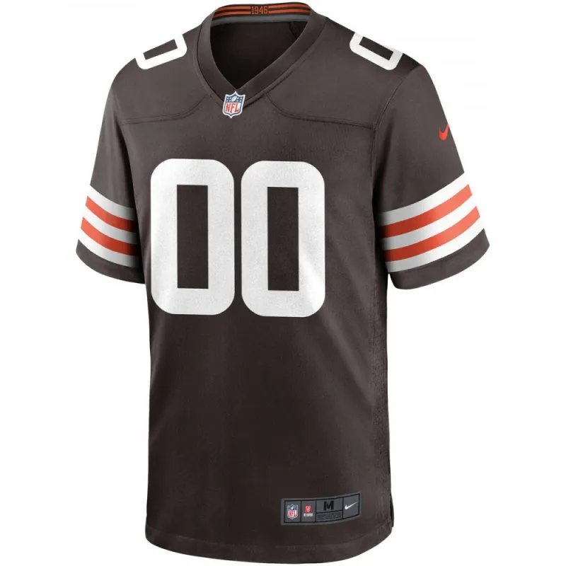 Nike Cleveland Browns Custom Game Jersey – Brown