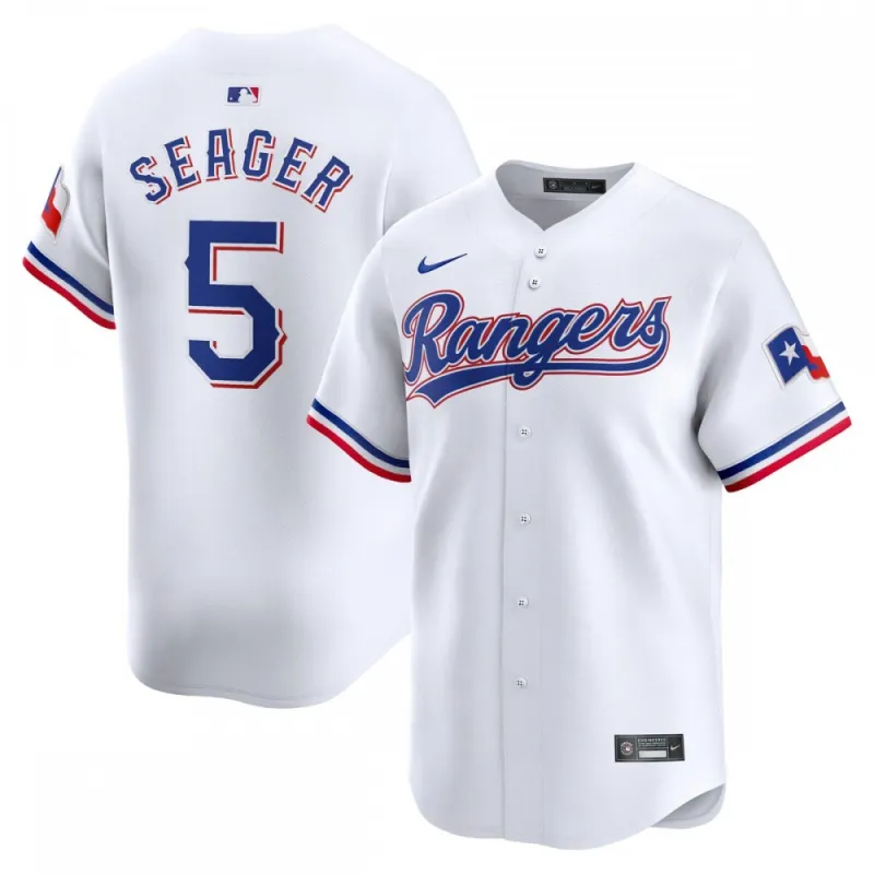 Corey Seager Texas Rangers Nike Home Limited Player Jersey – White