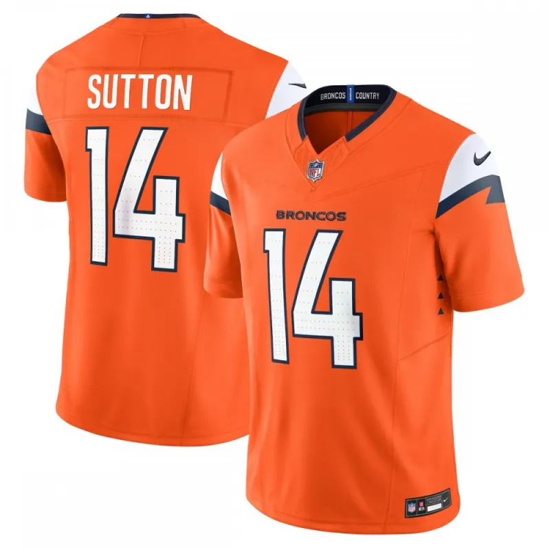 Courtland Sutton Denver Broncos Nike Mile High Collection Vapor F.U.S.E. Limited Jersey – Orange