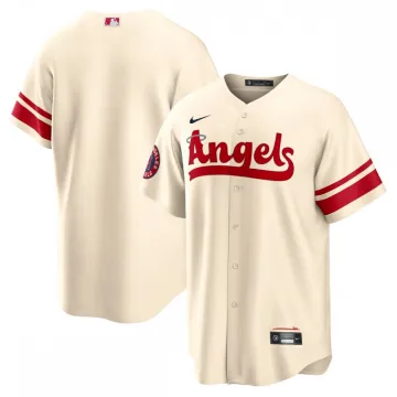 Los Angeles Angels Nike 2022 City Connect Réplica de camisola de equipa - Creme