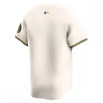 Camiseta Nike de local de edición limitada de los Milwaukee Brewers – Color crema