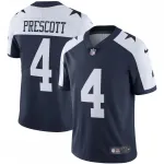 Camisa Alternativa Vapor Limited da Nike de Dak Prescott dos Dallas Cowboys - Azul-marinho Camisa alternativa Vapor Limited da Nike de Dak Prescott dos Dallas Cowboys – Azul-marinho