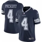 Camisola de jogador limitada Dak Prescott Dallas Cowboys Nike Vapor - Marinha Dak Prescott Dallas Cowboys Nike Vapor Limited Player Jersey - Navy