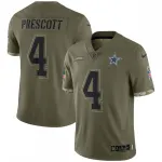 Dak Prescott Dallas Cowboys Nike 2022 Salute To Service Limited Jersey - Olive Dak Prescott Dallas Cowboys Nike 2022 Salute To Service Limited Jersey – Olive