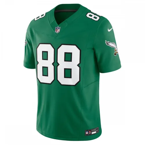 Maillot Nike Vapor F.U.S.E. en édition limitée de Dallas Goedert (Philadelphia Eagles) – Vert Kelly