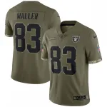 Darren Waller Las Vegas Raiders Nike 2022 Salute To Service Limitiertes Trikot - Olive