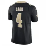 Derek Carr New Orleans Saints Nike Vapor F.U.S.E. Limited Jersey – Black