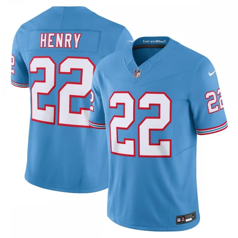 Derrick Henry Tennessee Titans Nike Vapor F.U.S.E. Maglia limitata - Azzurro