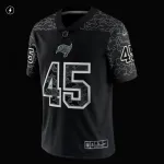Jersey Limitada RFLCTV Nike RFLCTV de Devin White Tampa Bay Buccaneers - Preto