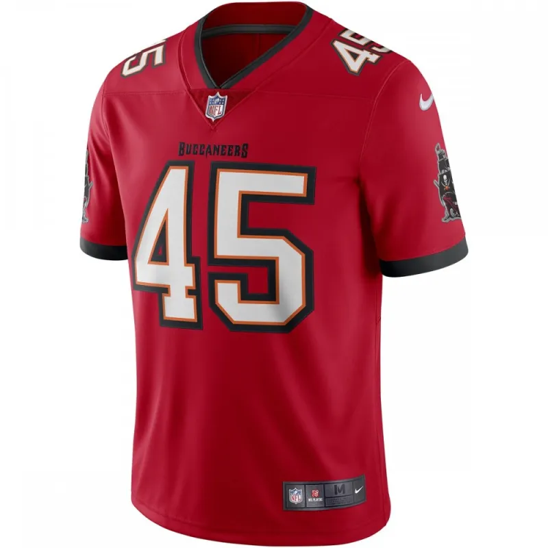 Devin White Tampa Bay Buccaneers Nike Vapor Limited Jersey – Red
