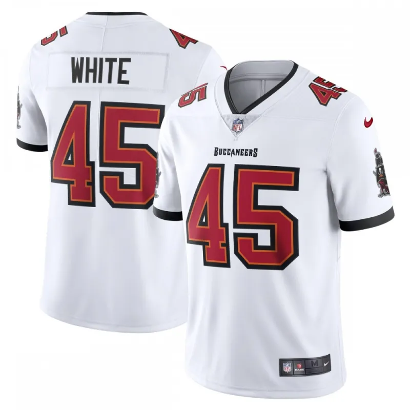 Devin White Tampa Bay Buccaneers Nike Vapor Limited Player Jersey – White