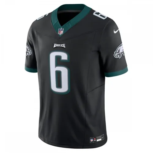 Maillot Nike Vapor F.U.S.E. en édition limitée de DeVonta Smith (Philadelphia Eagles) – Noir