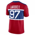Dexter Lawrence II New York Giants Nike Alternate Vapor F.U.S.E. Limited Jersey – Century Red