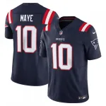 Drake Maye New England Patriots Nike Vapor F.U.S.E. Camisola Limitada - Marinha Drake Maye New England Patriots Nike Vapor F.U.S.E. Limited Jersey - Navy