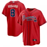 Eddie Rosario Atlanta Braves Nike Alternate Fan edition Player Jersey – Red