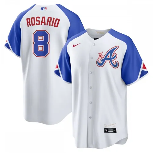 Eddie Rosario Atlanta Braves Nike 2023 City Connect Fan edition Player Jersey - White