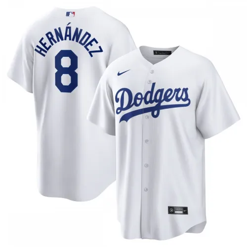Enrique Hernandez Los Angeles Dodgers Nike thuisreplica-spelersshirt - Wit