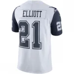 Ezekiel Elliott Nike Dallas Cowboys Color Rush Vapor Limited Jersey – Wit