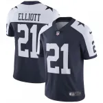 Ezekiel Elliott Dallas Cowboys Camisola Nike Alternate Vapor Limitada - Marinha Camisa alternativa Vapor Limited da Nike de Ezekiel Elliott dos Dallas Cowboys – Azul-marinho