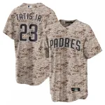 Camisa de réplica alternativa do jogador Fernando Tatis Jr. dos San Diego Padres, da Nike, com o tema USMC - Camuflagem Fernando Tatis Jr. San Diego Padres Nike USMC Alternate Replica Player Jersey – Camo