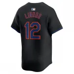 Francisco Lindor New York Mets Nike Alternate Limited Player Jersey - Black