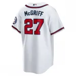 Fred McGriff Atlanta Braves Nike 2023 Hall of Fame Patch Inline Replica Jersey - Branco