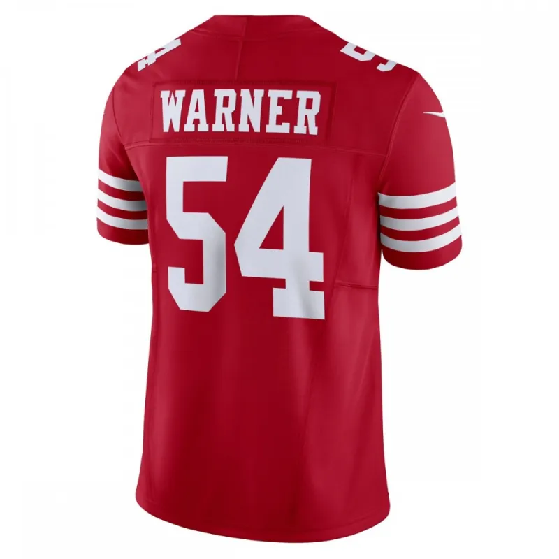 Fred Warner San Francisco 49ers Nike Vapor F.U.S.E. Limited  Jersey – Scarlet