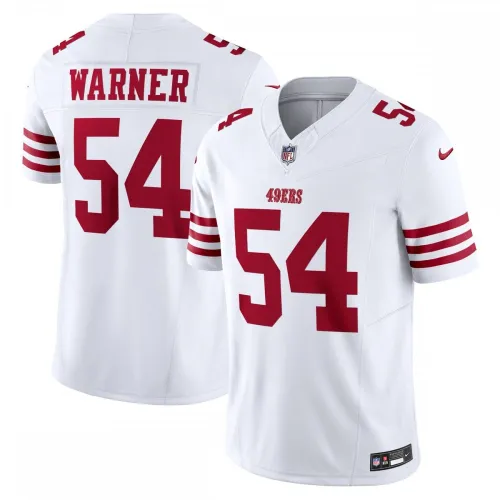 Fred Warner San Francisco 49ers Nike Vapor F.U.S.E. Limited Jersey - Wit