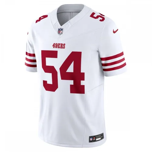 Fred Warner San Francisco 49ers Nike Vapor F.U.S.E. Limited Jersey - Wit