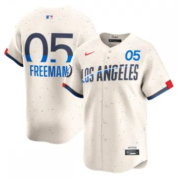 Maglia da giocatore Freddie Freeman Los Angeles Dodgers Nike 2024 City Connect Limited - Crema