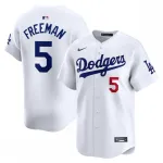 Freddie Freeman Los Angeles Dodgers Nike Home Limited Player Jersey – White