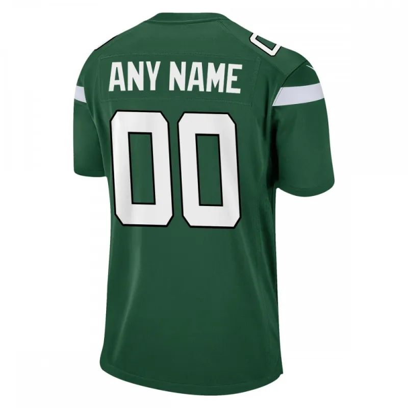 New York Jets Nike Game Custom Jersey – Gotham Green